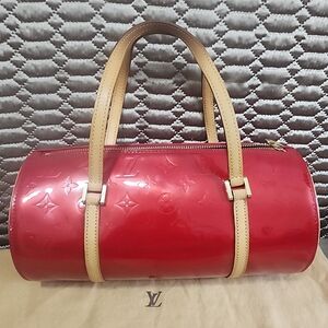 AUTHENTIC louis vuitton PAPILLON 30 vernis red